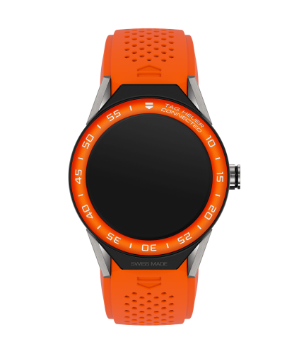 TAG Heuer Carrera Connected Modular 45 Titanium / Orange Aluminum / Orange Rubber